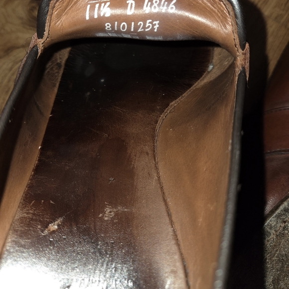 Allen Edmonds Randolph Penny Loafers Slip On Brown 11.5 D - Picture 7 of 7